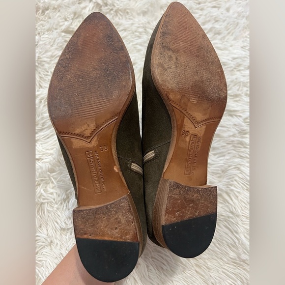 Alberto Fermani Serafina Suede Pointed Toe Booties - Size 38 US 7.5 - Picture 11 of 11